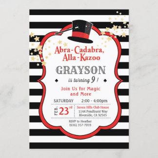 Magische Geburtstagseinladung Einladung