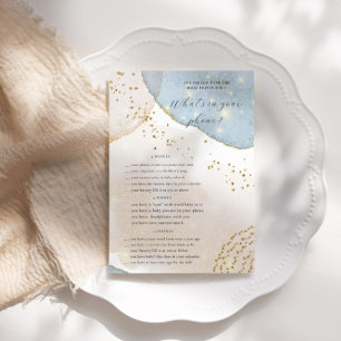 Magische Glitzer Baby Dusche Telefonkarte