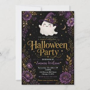 Magische Halloween-Feier Einladung