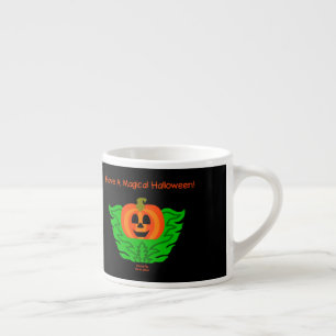 Magische Halloween Kürbis Espresso-Tasse Espressotasse