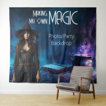 Magische Halloween-Party Hexen-Star-Shot-Kulisse