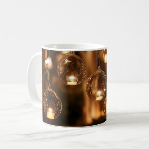 Magische hängende Glaslaternen Kerze Kaffeetasse
