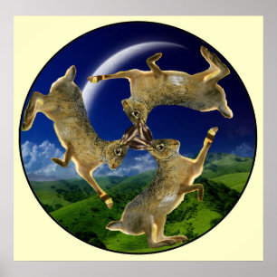 Magische Hasen Poster