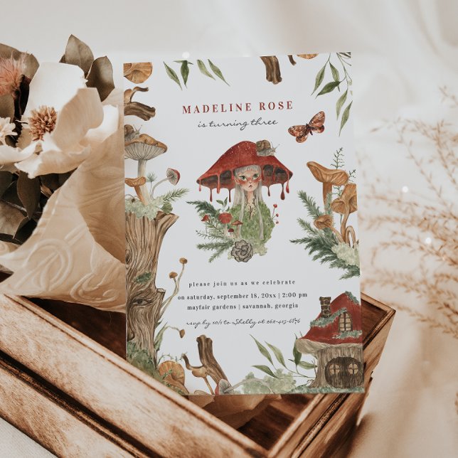 Magische Herbstwald-Fairy | Geburtstag Einladung (Von Creator hochgeladen)