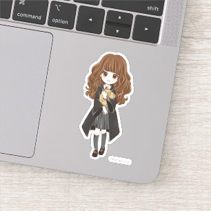 Magische Hermione Granger Wasserfarbe Aufkleber
