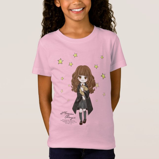 Magische Hermione Granger Wasserfarbe T-Shirt (Vorderseite)