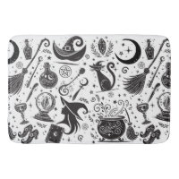 Magische Hexe Whimsical Wiccan Pagan Black & White