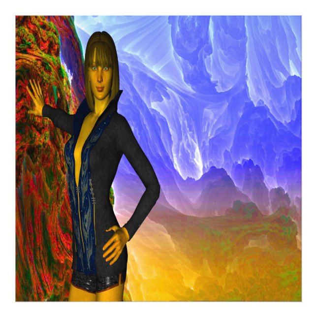 Magische Höhle Fotodruck (Vorne)