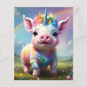 "Magische Hooves: Der Regenbogen Einhornschwanz" Flyer