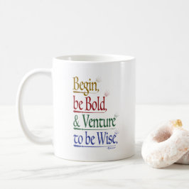 Magische Horace Quote Klassische Tasse