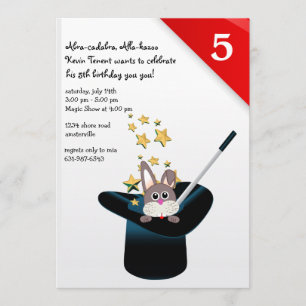 Magische Hut-Party Einladung