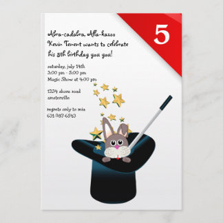 Magische Hut-Party Einladung