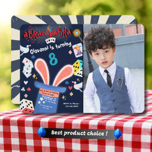 Magische Illusion Geburtstag Einladung Custom Foto