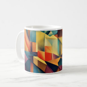 Magische Illusionen: Abstrakte kubistische Kunst-T Kaffeetasse