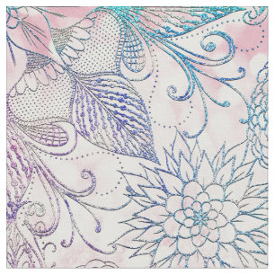 Magische Iridescent Glitzer Feathers Dreamcatcher Stoff
