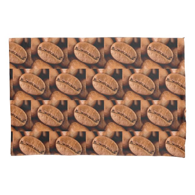 Magische Kaffeebohnen Kissenbezug (Vorderseite)