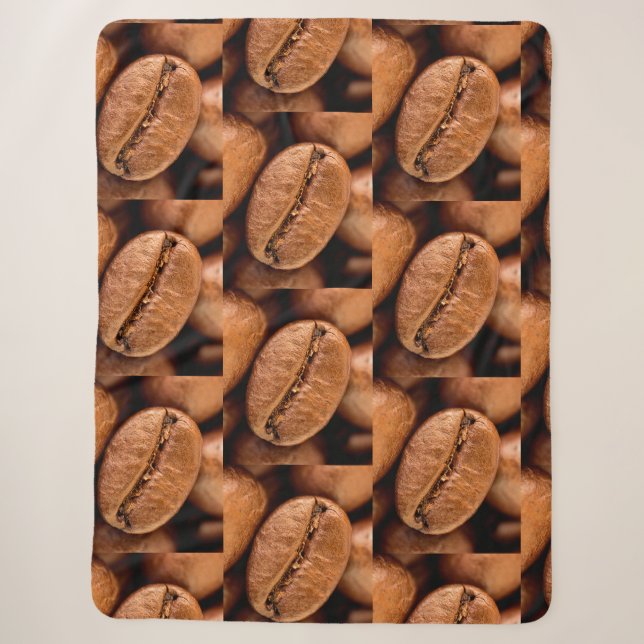 Magische Kaffeebohnen Sherpadecke (Vorderseite)