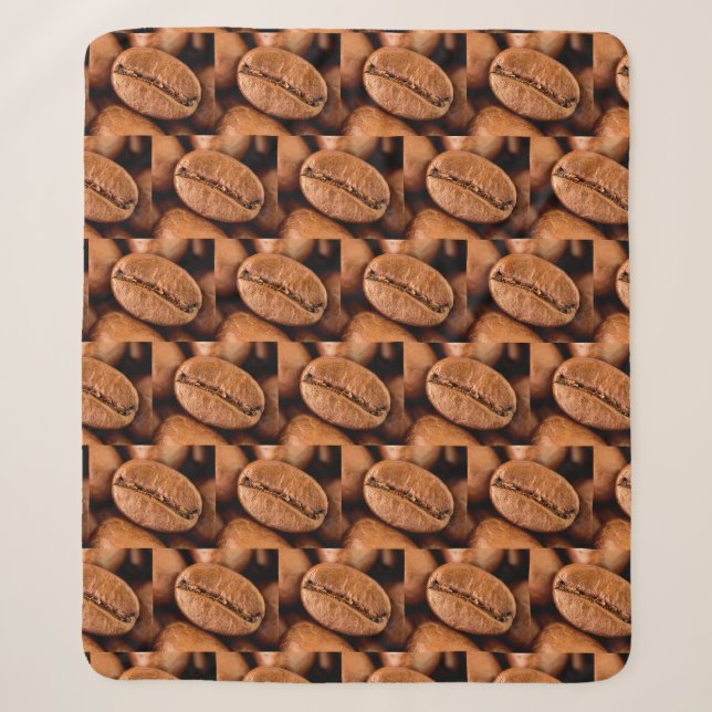 Magische Kaffeebohnen Sherpadecke (Vorderseite)