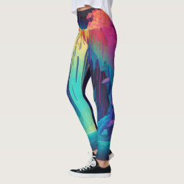 Magische Kaskade, fesselnde Ruhe Leggings