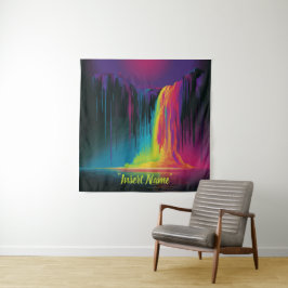 Magische Kaskade, fesselnde Ruhe Wandteppich