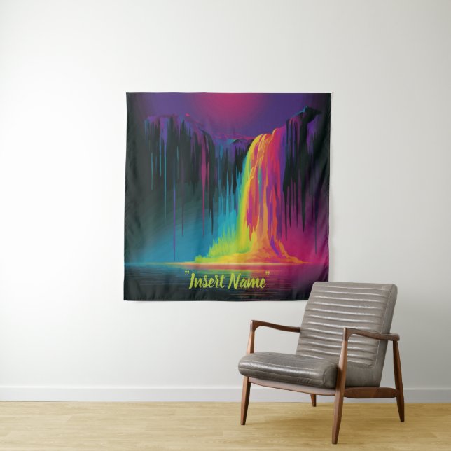 Magische Kaskade, fesselnde Ruhe Wandteppich (Beispiel)