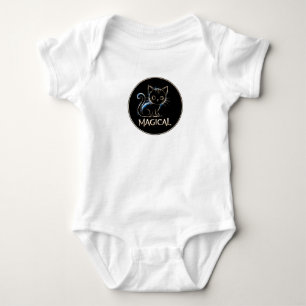 Magische katze baby strampler