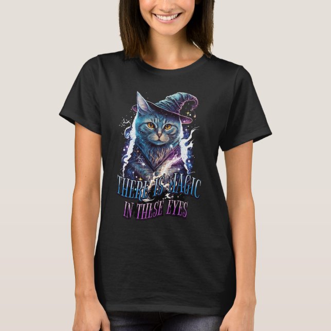 Magische Katze T-Shirt (Vorderseite)