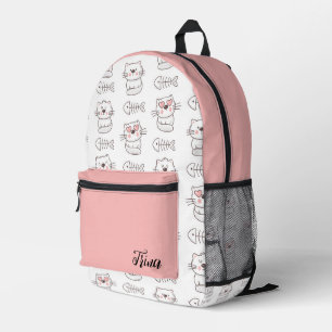 Magische Katzensprüche Bedruckter Rucksack