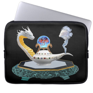 Magische Keramik-Drachenlampe Fantasy-Kunst Laptopschutzhülle