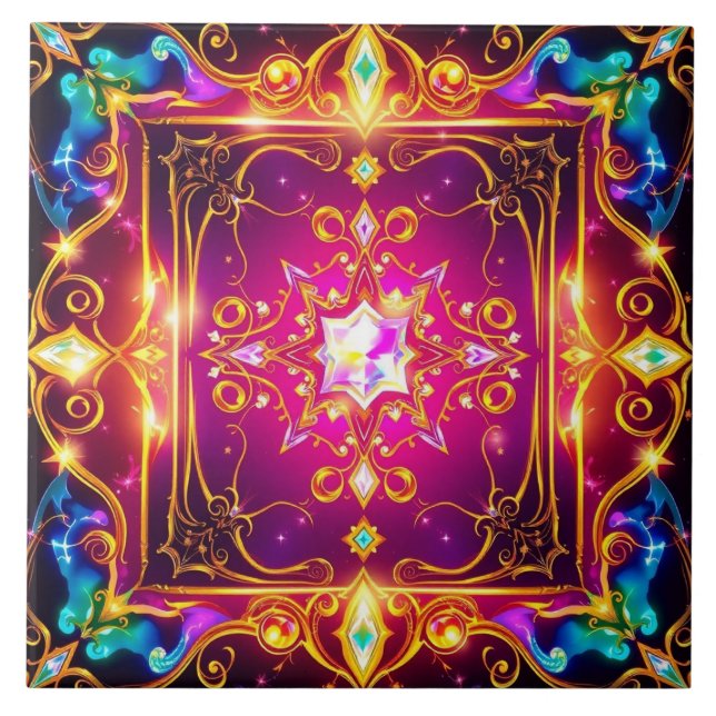 Magische Keramikfliese (Vorderseite)