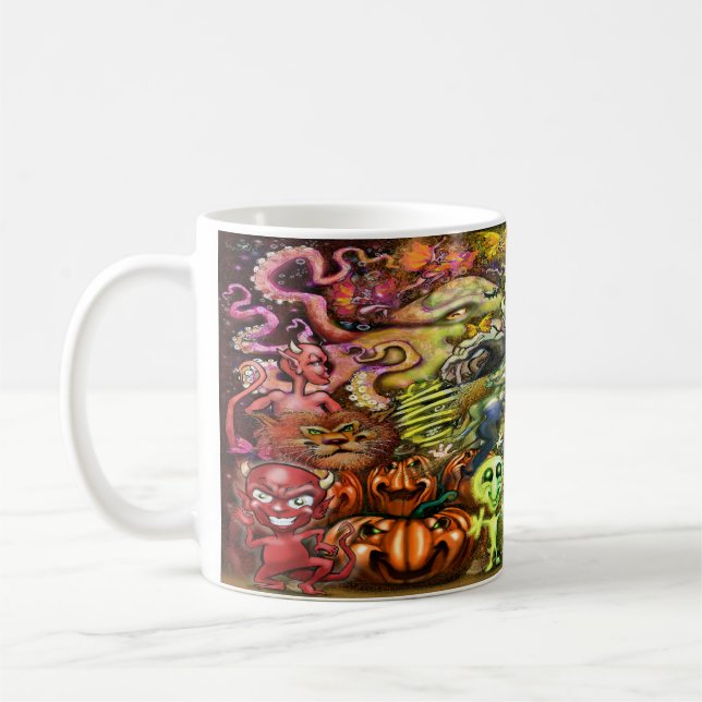 Magische Kreaturen Kaffeetasse (Links)