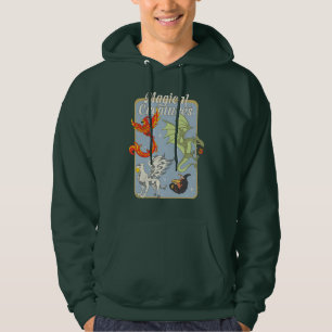 Magische Kreaturen Vintage Grafik Hoodie