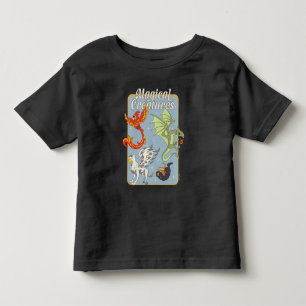 Magische Kreaturen Vintage Grafik Kleinkind T-shirt