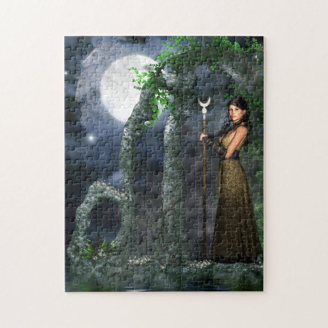 Magische Laubsäge - Mond-Göttin (Selene) (Vertikal)