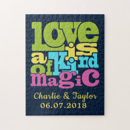 Magische Liebe individuellen Namen & Dattelpuzzle