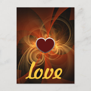 Magische Liebe-Postkarte des Morgens Postkarte