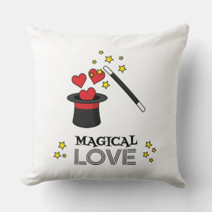 Magische Liebe - Schwarz Kissen