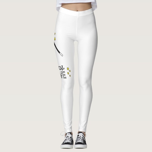 Magische Liebe - Schwarz Leggings (Vorderseite)