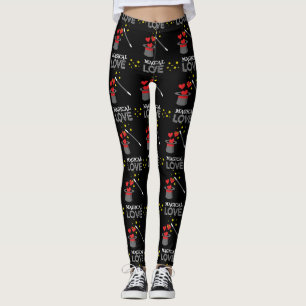 Magische Liebe - Weiß Leggings