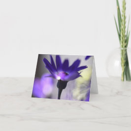 Magische Lila Blume Danke Karte