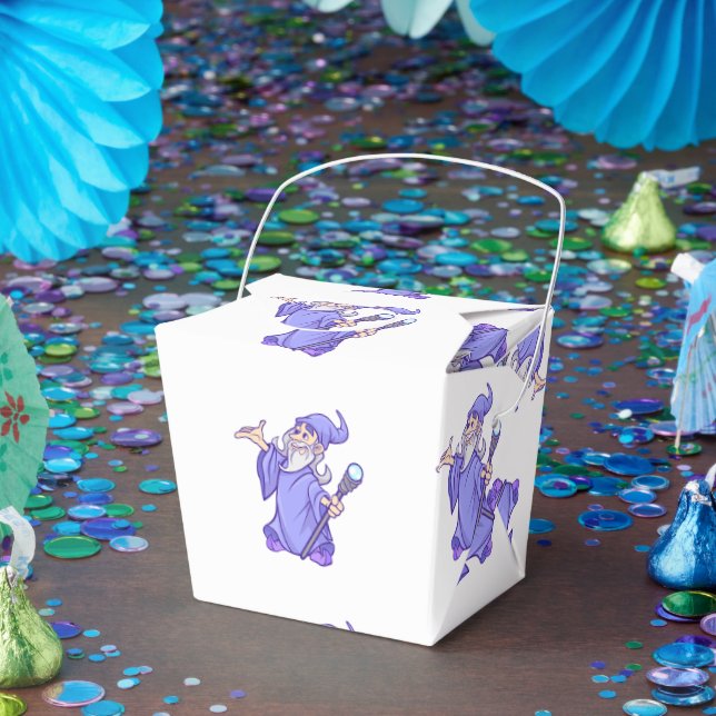 Magische lila Zauberkünstlerin Geschenkschachtel (Party)