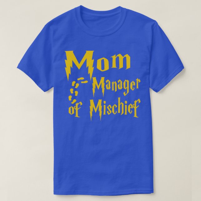 Magische Mama Shirt Potter Mama Shirt Manager des  (Design vorne)