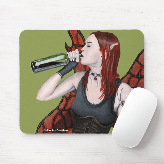 Magische Märchen Drinks Weinfantasie Art Mouse Pad Mousepad (Mit Mouse)