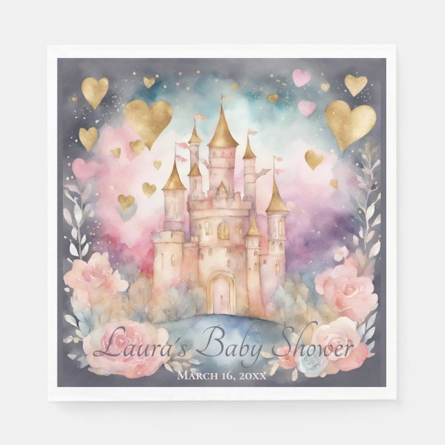 Magische Märchendusche Princess Serviette (Vorderseite)
