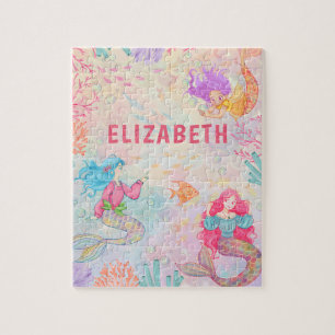 Magische Meerjungfrau unter Meereskids