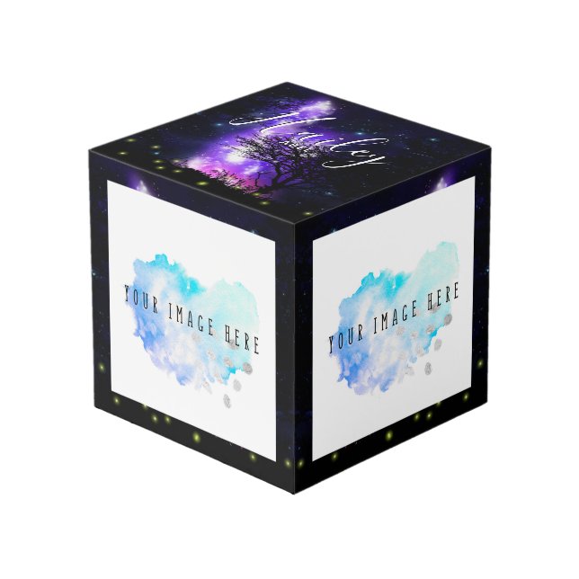Magische Milchstraße Cube Würfel (Vorderseite Schrägansicht)