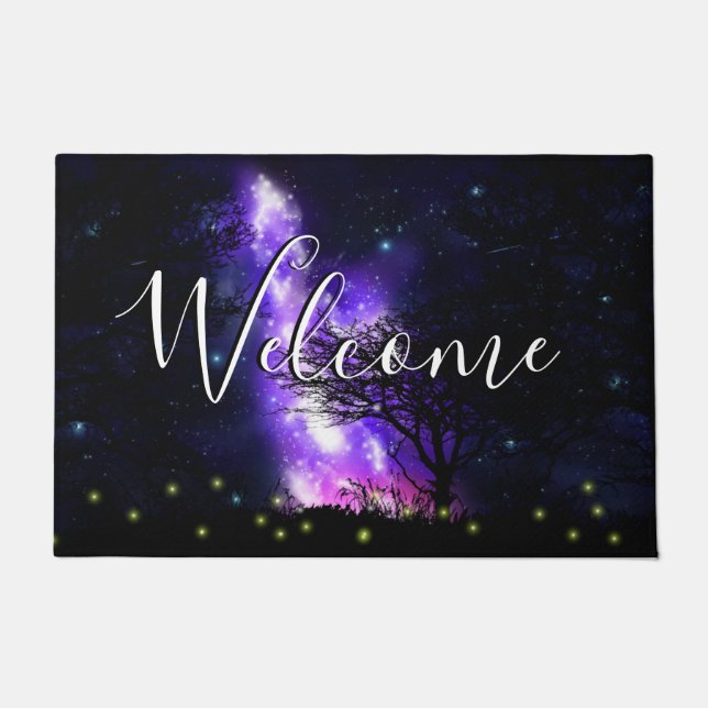 Magische Milchstraße Doormat Fußmatte (Vorderseite)