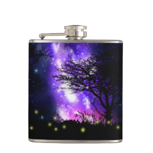 Magische Milchstraße Flachmann