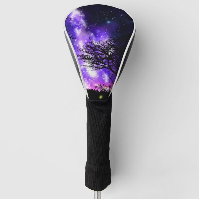 Magische Milchstraße Golf Headcover (Vorderseite)