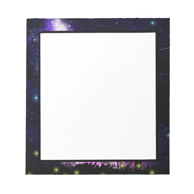 Magische Milchstraße Notepad Notizblock (Vorderseite)